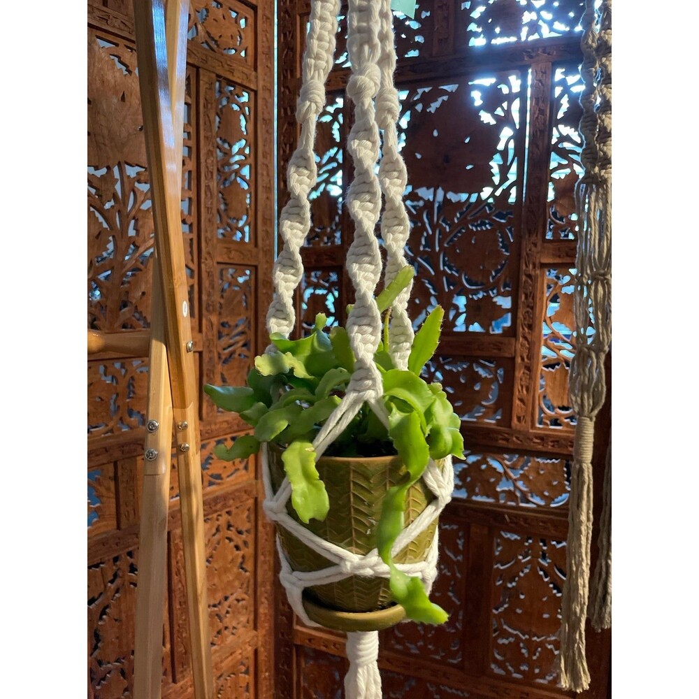 Macrame plant hanger (small)